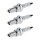 3 Spark Plugs with flat seal seat NGK aftermarket expertise for HONDA and others