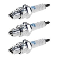 3 Spark Plugs with flat seal seat NGK aftermarket...
