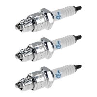 3 Spark Plugs with flat seal seat NGK aftermarket...