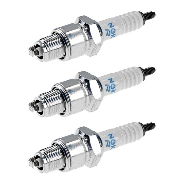 3 Spark Plugs with flat seal seat NGK aftermarket expertise for HONDA