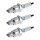 3 Spark Plugs with flat seal seat NGK aftermarket expertise for HONDA