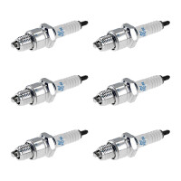 6 Spark Plugs with flat seal seat NGK aftermarket...