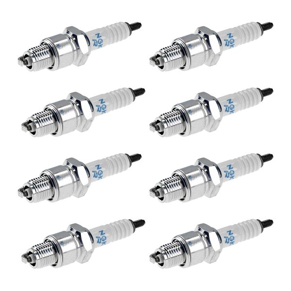8 Spark Plugs with flat seal seat NGK aftermarket expertise for HONDA