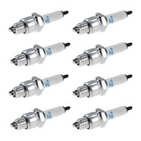 8 Spark Plugs with flat seal seat NGK aftermarket...