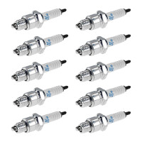 10 Spark Plugs with flat seal seat NGK aftermarket...