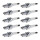 10 Spark Plugs fixed SAE connection NGK aftermarket expertise for NISSAN