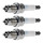 3 Spark Plugs fixed SAE connection NGK IAM expertise for NISSAN and others