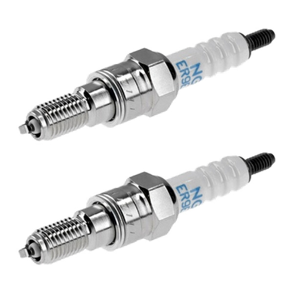2 Spark Plugs with flat seal seat NGK aftermarket expertise for HONDA and others