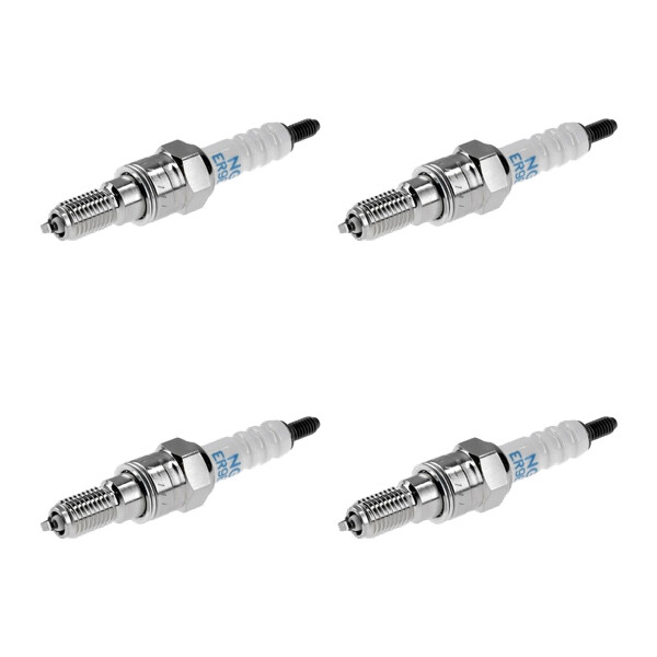 4 Spark Plugs with flat seal seat NGK aftermarket expertise for HONDA and others