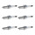 6 Spark Plugs fixed SAE connection NGK IAM expertise for MITSUBISHI LANCER