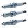 3 Spark Plugs fixed SAE connection NGK IAM expertise for e.g. RENAULT CLIO