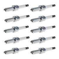 10 Spark Plugs fixed SAE connection NGK for JAGUAR F-TYPE...