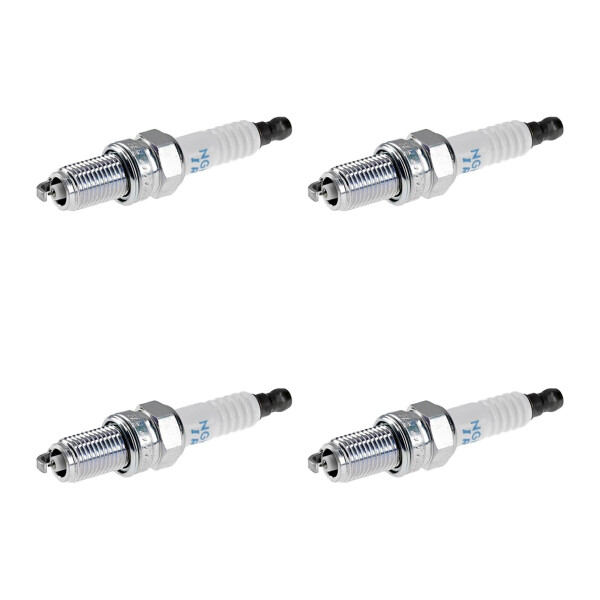 4 Spark Plugs fixed SAE connection NGK aftermarket expertise for e.g. OPEL AGILA