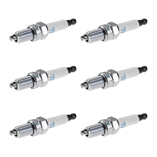 6 Spark Plugs fixed SAE connection NGK aftermarket expertise for e.g. OPEL AGILA