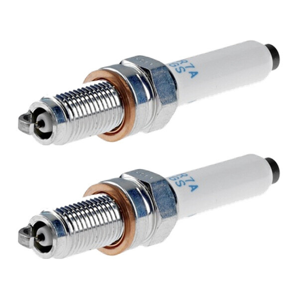 2 Spark Plugs 1-mass electrode NGK aftermarket expertise for e.g. VW GOLF