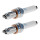 2 Spark Plugs 1-mass electrode NGK aftermarket expertise for e.g. VW GOLF