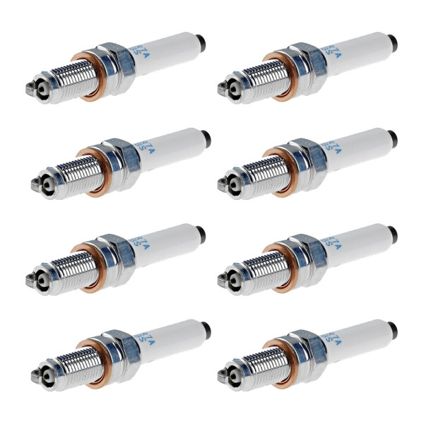 8 Spark Plugs 1-mass electrode NGK aftermarket expertise for e.g. VW GOLF