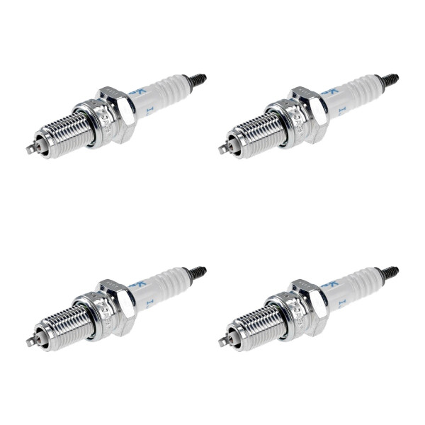 4 Spark Plugs with flat seal seat NGK aftermarket expertise for HONDA