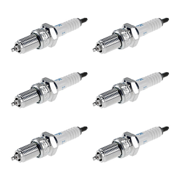 6 Spark Plugs with flat seal seat NGK aftermarket expertise for HONDA