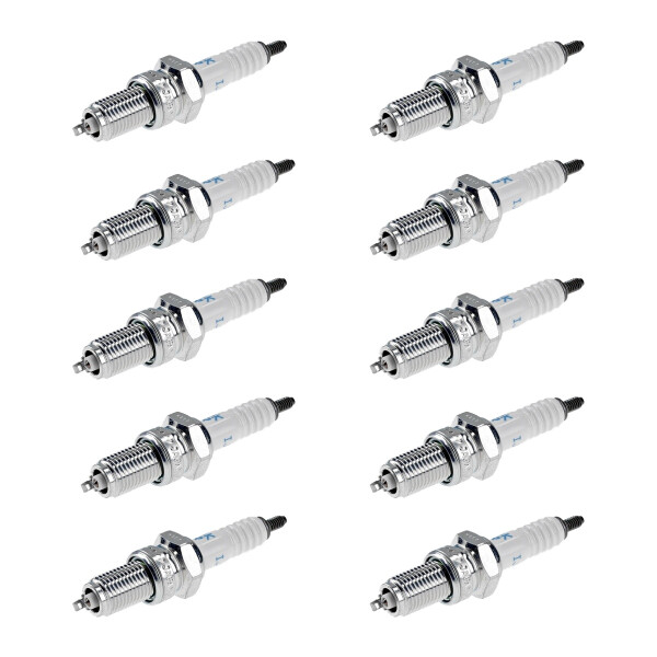 10 Spark Plugs with flat seal seat NGK aftermarket expertise for HONDA