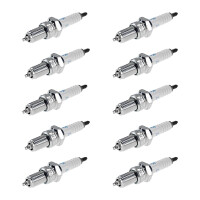 10 Spark Plugs with flat seal seat NGK aftermarket...