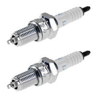 2 Spark Plugs with flat seal seat NGK aftermarket...