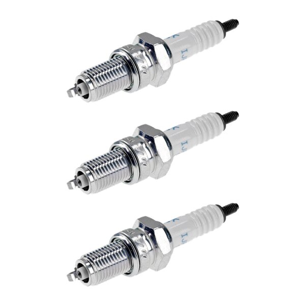 3 Spark Plugs with flat seal seat NGK aftermarket expertise for HONDA