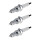 3 Spark Plugs with flat seal seat NGK aftermarket expertise for HONDA
