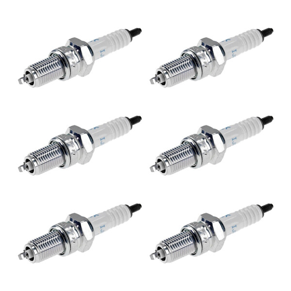 6 Spark Plugs with flat seal seat NGK aftermarket expertise for HONDA