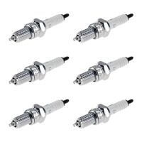 6 Spark Plugs with flat seal seat NGK aftermarket...