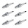 6 Spark Plugs with flat seal seat NGK aftermarket expertise for HONDA