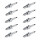 10 Spark Plugs with flat seal seat NGK aftermarket expertise for HONDA