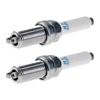 2 Spark Plugs with flat seal seat NGK IAM expertise for...