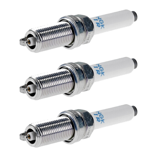 3 Spark Plugs with flat seal seat NGK IAM expertise for AUDI A4 and others