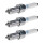 3 Spark Plugs with flat seal seat NGK IAM expertise for AUDI A4 and others