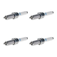 4 Spark Plugs with flat seal seat NGK IAM expertise for...
