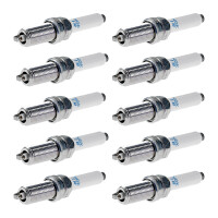 10 Spark Plugs with flat seal seat NGK IAM expertise for...