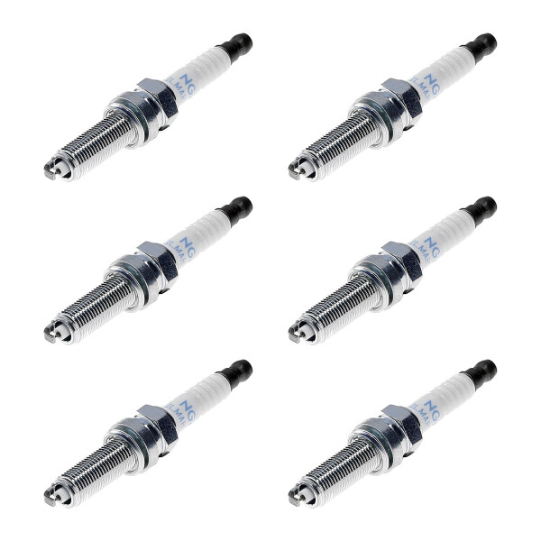 6 Spark Plugs fixed SAE connection NGK aftermarket expertise for e.g. MAZDA