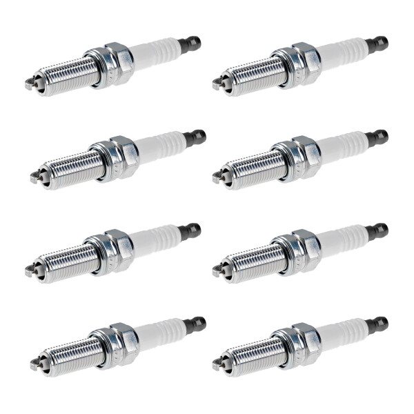 8 Spark Plugs fixed SAE connection NGK aftermarket expertise for e.g. KIA CEED