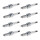 8 Spark Plugs fixed SAE connection NGK suitable for FIAT PANDA and others
