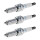 3 Spark Plugs fixed SAE connection NGK suitable for HYUNDAI I10 and others