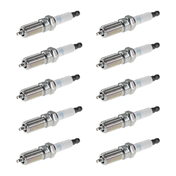 10 Spark Plugs fixed SAE connection NGK aftermarket expertise for e.g. MAZDA 6