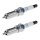 2 Spark Plugs fixed SAE connection NGK aftermarket expertise for e.g. OPEL ASTRA