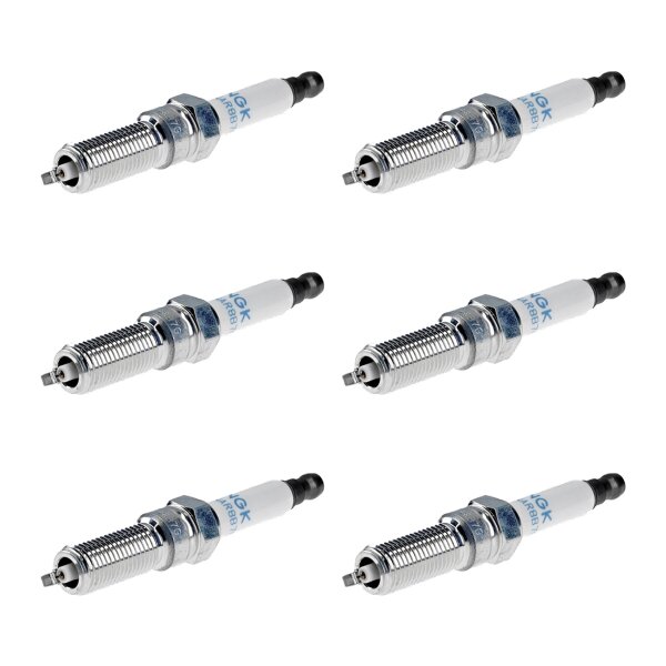 6 Spark Plugs fixed SAE connection NGK aftermarket expertise for e.g. OPEL ASTRA