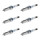 6 Spark Plugs fixed SAE connection NGK aftermarket expertise for e.g. OPEL ASTRA