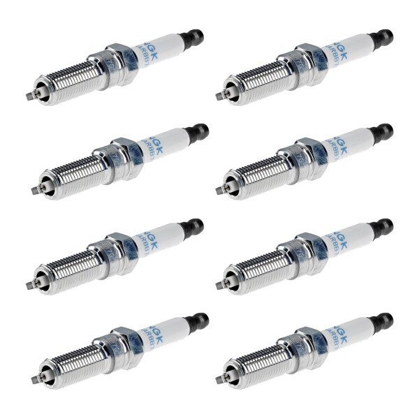 8 Spark Plugs fixed SAE connection NGK aftermarket expertise for e.g. OPEL ASTRA