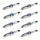 8 Spark Plugs fixed SAE connection NGK aftermarket expertise for e.g. OPEL ASTRA