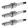 3 Spark Plugs with flat seal seat NGK aftermarket expertise for SUBARU FORESTER