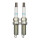 2 Spark Plugs fixed SAE connection 4.7 Ohm NGK for e.g. NISSAN MICRA