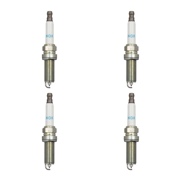 4 Spark Plugs fixed SAE connection 4.7 Ohm NGK for e.g. NISSAN MICRA